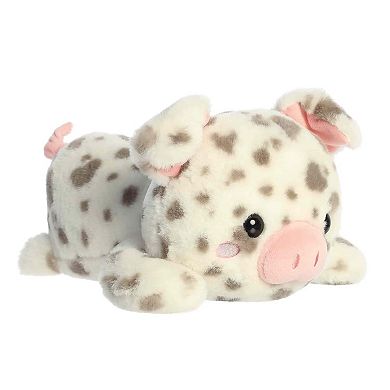 Aurora Playful 10" Spence Spotted Pig Too Cute Medium Gray Stuffed Animal