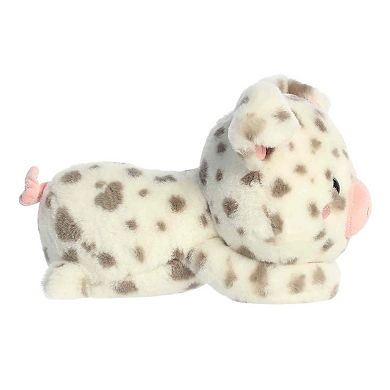 Aurora Playful 10" Spence Spotted Pig Too Cute Medium Gray Stuffed Animal