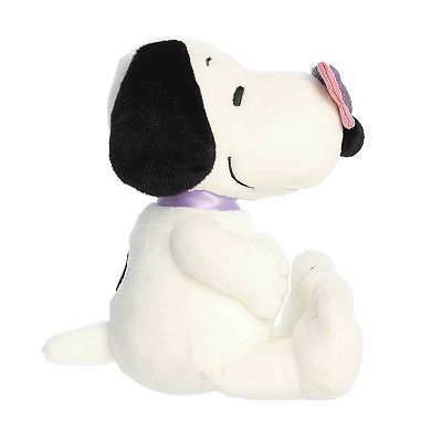 Aurora Adorable 9" Snoopy Peanuts Small Pink Butterfly Stuffed Animal