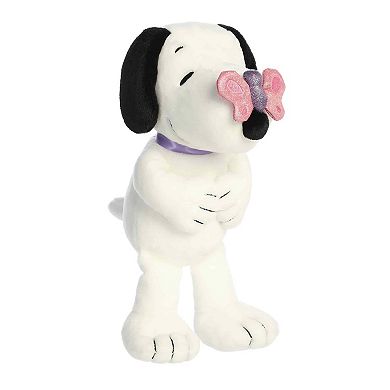 Aurora Adorable 9" Snoopy Peanuts Small Pink Butterfly Stuffed Animal