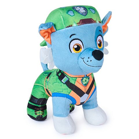 Детские мягкие игрушки Paw Patrol The Dino Movie Rocky 8-inch Plush Toy