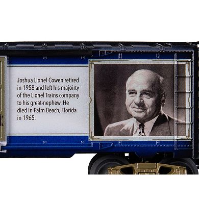 Lionel Joshua Lionel Cowen O Gauge Model Train Boxcar