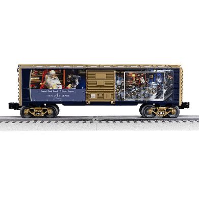 Lionel Thomas Kinkade Santa's Final Touch O Gauge Model Train Boxcar