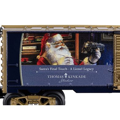 Lionel Thomas Kinkade Santa's Final Touch O Gauge Model Train Boxcar