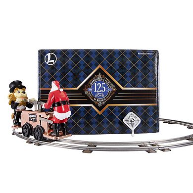 Lionel Lenny & Santa Windup Handcar Model Train