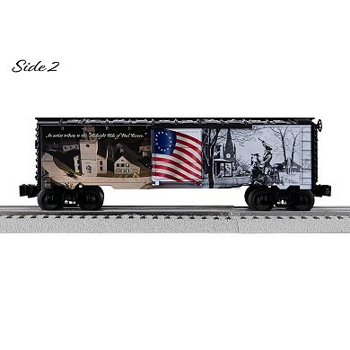 Lionel Paul Revere's Midnight Ride 250th Anniversary O Gauge Model Train Boxcar