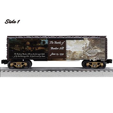 Lionel Battle of Bunker Hill 250th Anniversary O Gauge Model Train Boxcar