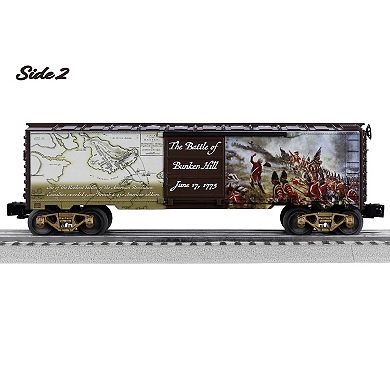 Lionel Battle of Bunker Hill 250th Anniversary O Gauge Model Train Boxcar