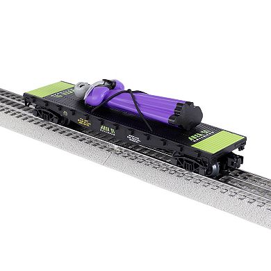 Lionel Area 51 Alien Take Me to Your Leader O Gauge Model Train Flatcar