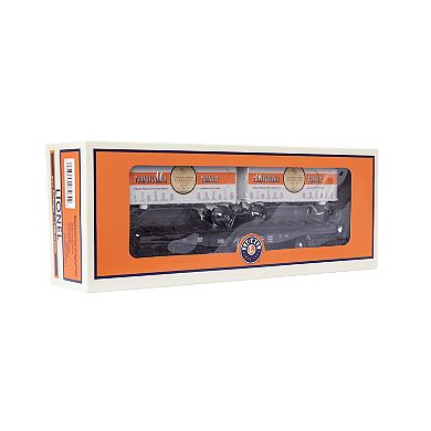 Lionel Whispering Rails Flatcar with 2 Piggyback Trailers