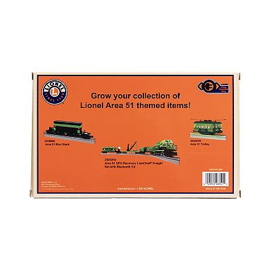 Lionel Area 51 Plug-Expand-Play Tank Car Accident O Gauge Model Train Accessory