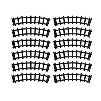 Lionel 12 pc Curved O Gauge Black Plastic Track Pack