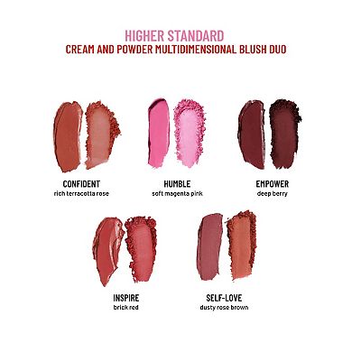 Higher Standard Cream and Powder Multidimensional Longwear Blush Duo