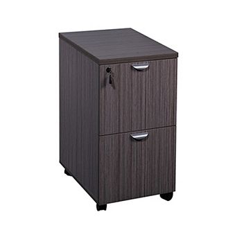 Kery 2 Drawer Mobile Pedestal File Cabinet with Lock
