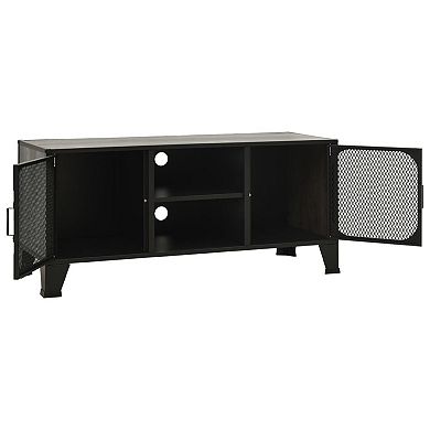 Andy TV Stand Media Cabinet, 2 Doors, 1 Shelf
