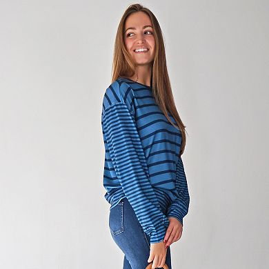 Kennedy Blue Stripe Pullover