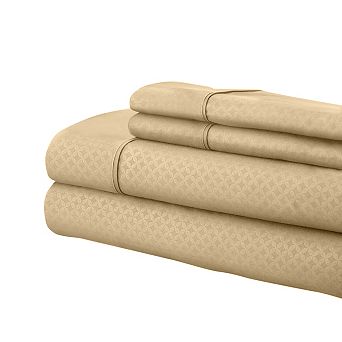 Pentagon Collection 1800 Series Wrinkle Resistant Embossed Sheet Set