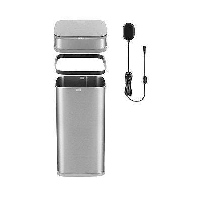 Ninestars Nova² Series 13-Gallon Square Odor-Neutralizing Smart Trash Can