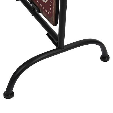 Hello Honey Free-Standing Metal Open/Closed 2-Sided Sign, Multicolor