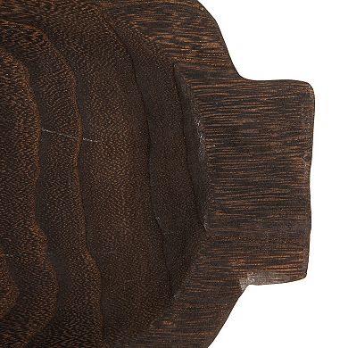 Hello Honey Decorative Paulownia Wood Tray, Brown