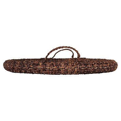 Hello Honey Round Braided Bankuan Tray with Handles