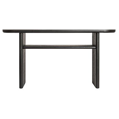 Hello Honey Sturdy Firwood Console Table, Black