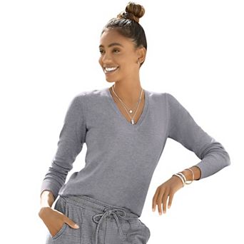 Lascana Women's Casual V-Neck Sweater