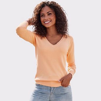 Lascana Women's Casual V-Neck Sweater