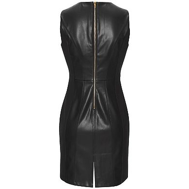 Lascana Women's Faux Leather Dress