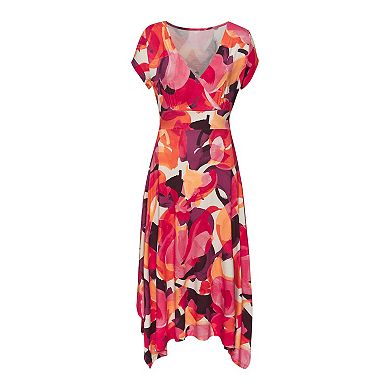 Lascana Women's Handkerchief Hem Dress