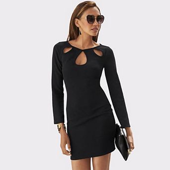 Lascana Women's Cut Out Bodycon Dress