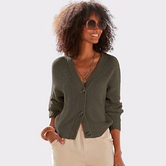 Lascana Women's Button Down Cardigan