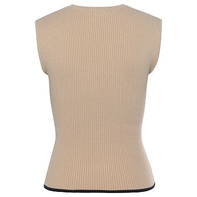 Lascana Women's Knit Pattern Sweater Vest