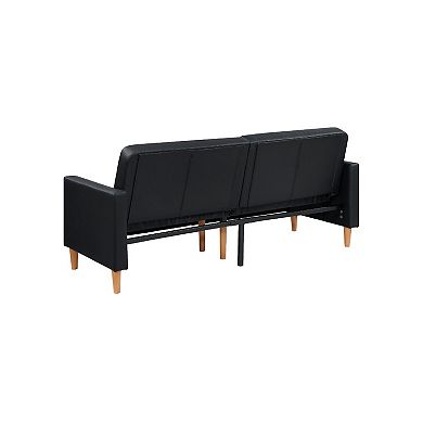 Mala Sleeper Sofa, Foam Padded, Faux Leather