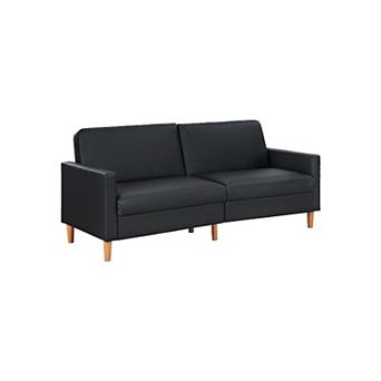 Mala Sleeper Sofa, Foam Padded, Faux Leather