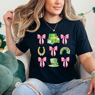 Leprechaun Chart Coquette - Women's Short Sleeve Graphic T-Shirt