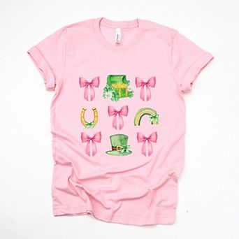 Leprechaun Chart Coquette - Women's Short Sleeve Graphic T-Shirt