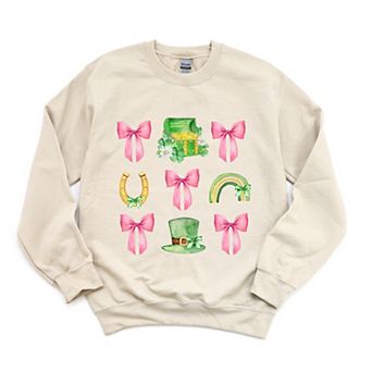 Leprechaun Chart Coquette - Women's Graphic Sweatshirt
