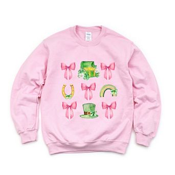 Leprechaun Chart Coquette - Women's Graphic Sweatshirt