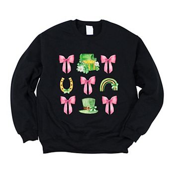 Leprechaun Chart Coquette - Women's Graphic Sweatshirt