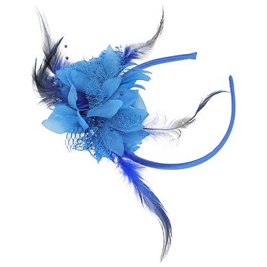 Flower Feathers Headband for Women 1 Pc