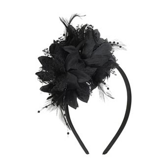 Flower Feathers Headband for Women 1 pc