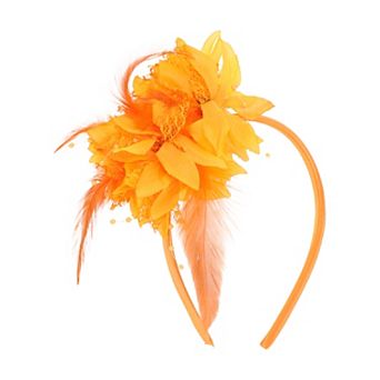 Flower Feathers Headband for Women 1 pc