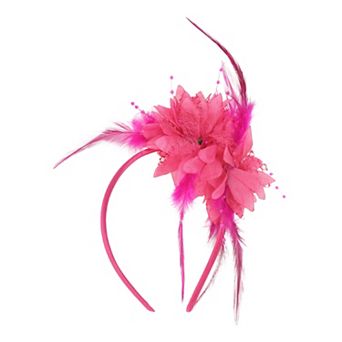Flower Feathers Headband for Women 1 pc