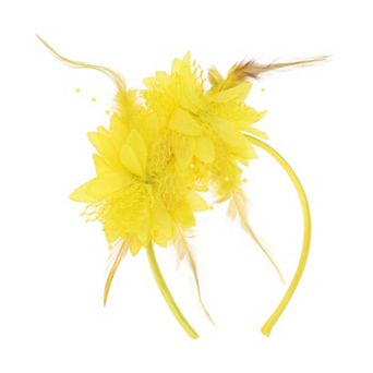 Flower Feathers Headband for Women 1 pc