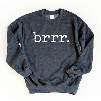 Brrr Typewriter - Women's Graphic Sweatshirt