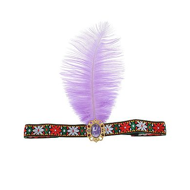 Feather Headband for Women 1 Pc