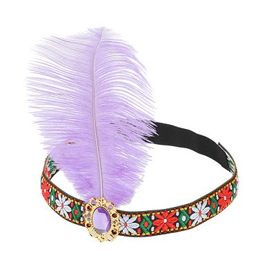 Feather Headband for Women 1 Pc