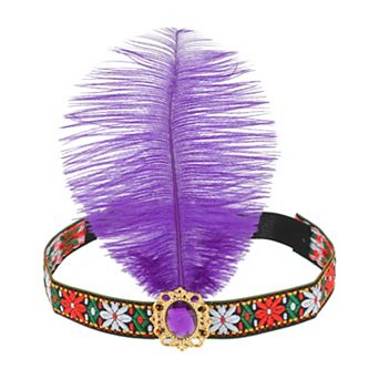 Feather Headband for Women 1 pc