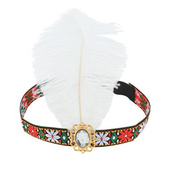 Feather Headband for Women 1 pc